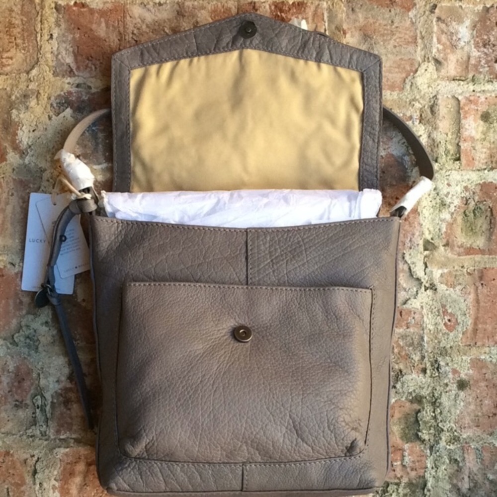 Lucky Brand Leather Crossbody Bag - Picture 4 of 9